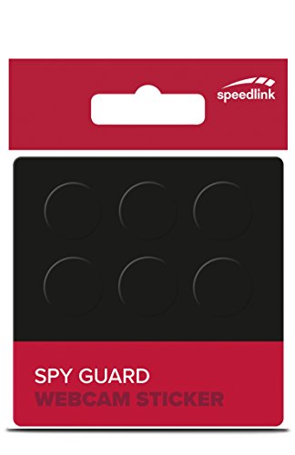 Speedlink SPY Guard Webcam Aufkleber 6er Set - Webcam-Sticker - Schwarz