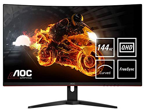 AOC Gaming CQ32G1 - 32 Zoll QHD Curved Monitor, 144 Hz, 1ms, FreeSync Premium (2560x1440, HDMI, DisplayPort) schwarz