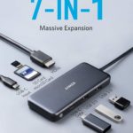 Anker USB-C-Hub, PowerExpand+ 7-in-1 USB-C-Hub-Adapter