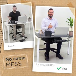 Kabelkanal für Schreibtisch Steckdose am Arbeitsplatz Schreibtisch sicher unterbringen