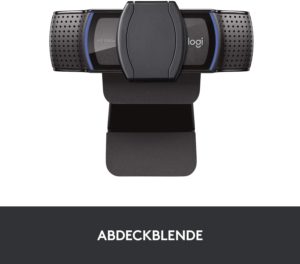 Logitech C920s HD PRO Webcam mit Bdeckblende