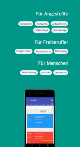 Swipetimes-Zeiterfassung-App-Android für Angestellte im Home-Office und Außendienst